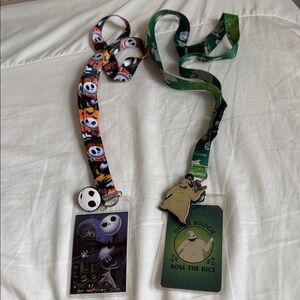 Disney night before Christmas Lanyards